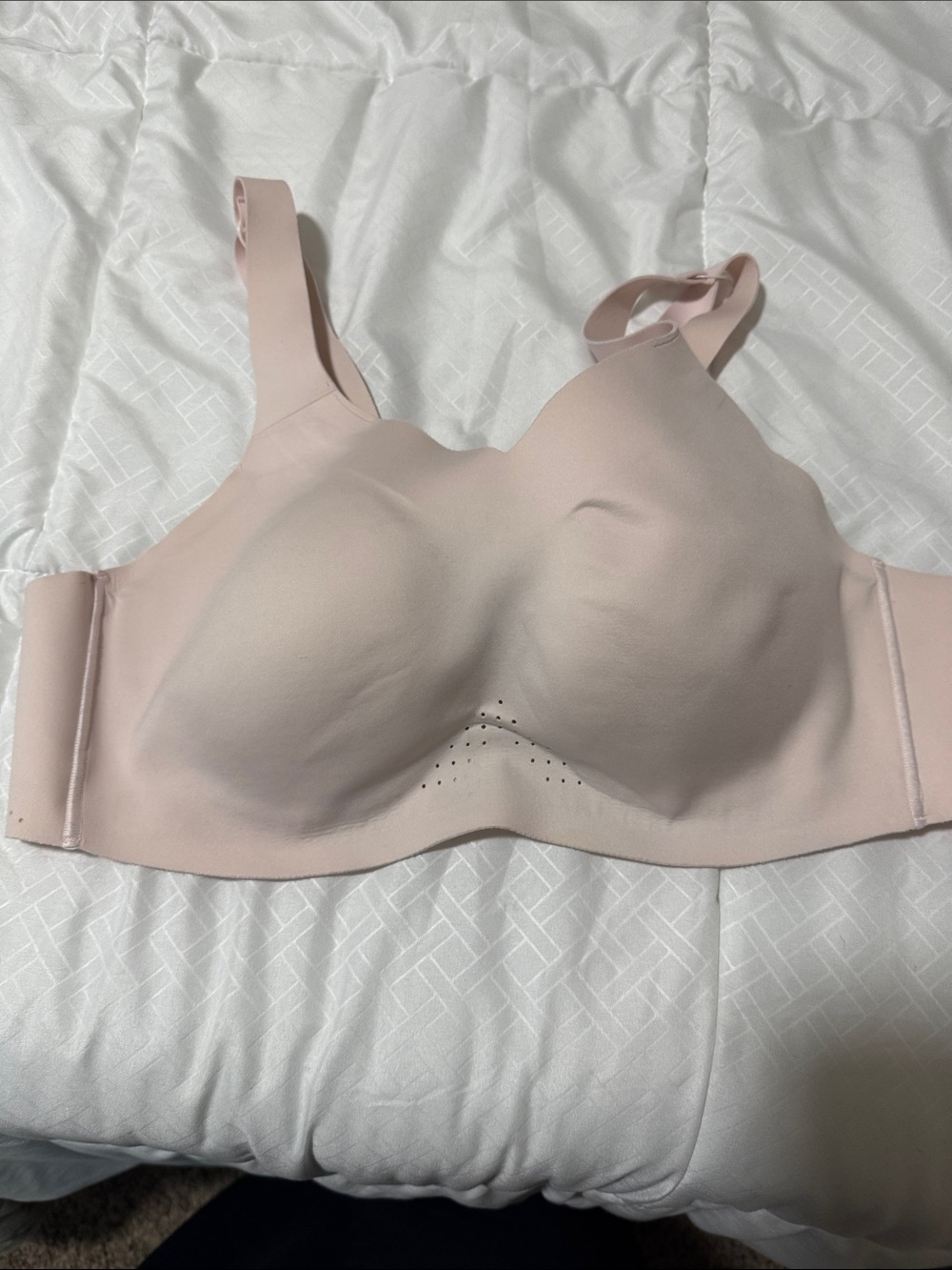 Seamless Light Pink Comfort Bra